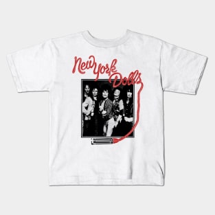 New York Dolls Rock Band Kids T-Shirt